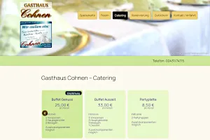 Screenshot www.gasthaus-cohnen.de