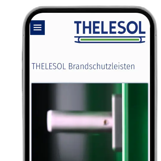 Mobile Ansicht der Website von www.thelesol.de