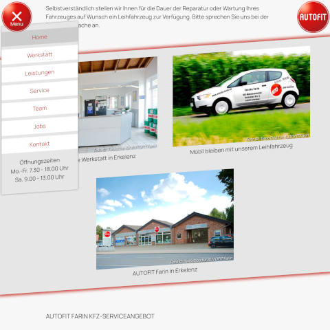 Screenshot www.autofit-farin.de