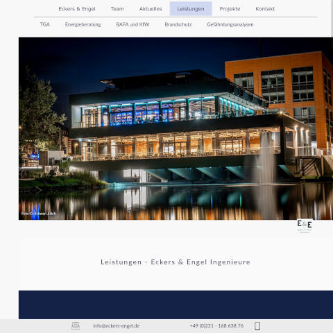 Screenshot www.eckers-engel.de