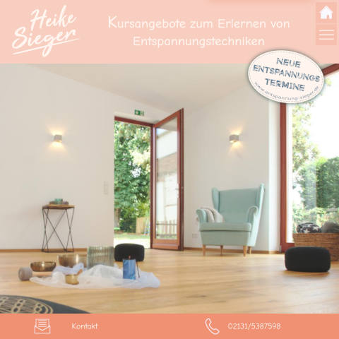 Screenshot www.entspannung-sieger.de