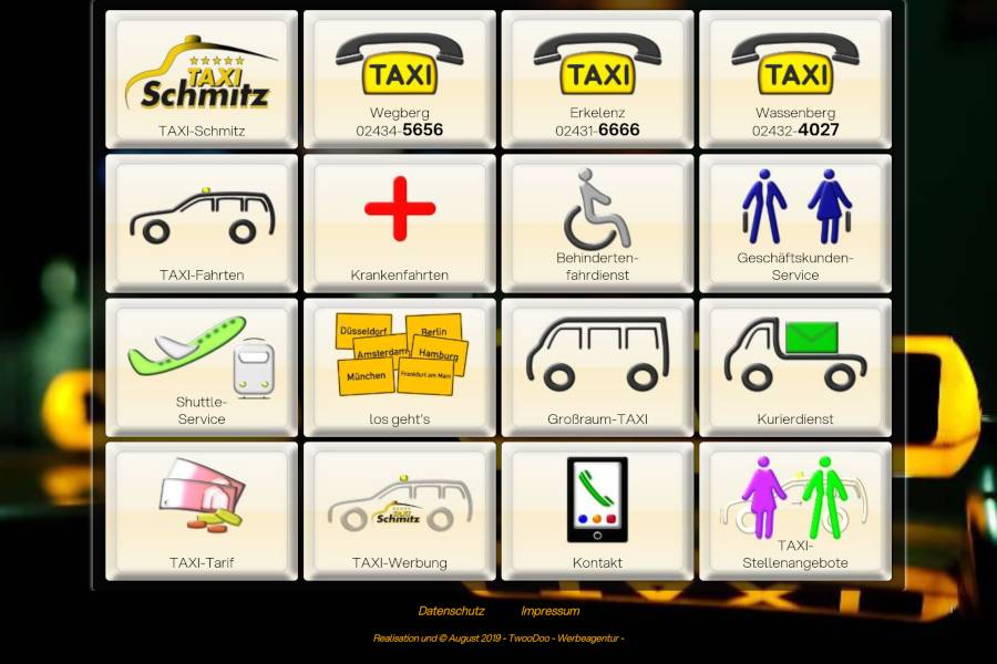Screenshot www.taxischmitz.de