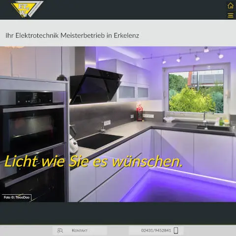 Screenshot www.elektrotechnik-wahl.de