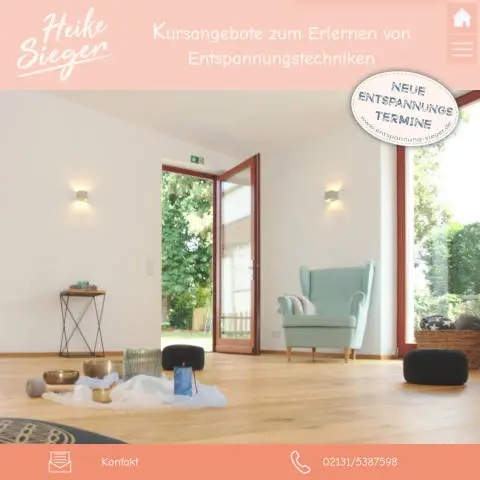 Screenshot www.entspannung-sieger.de